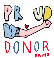 Stronger Together Yes Sticker by DKMS Group – We Delete Blood Cancer