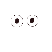 Eyes Looking Sticker by deinechristine