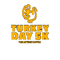5K Turkey Day Sticker by Twin Cities In Motion