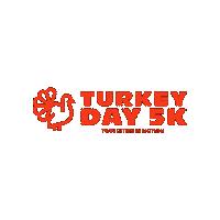 5K Turkey Day Sticker by Twin Cities In Motion