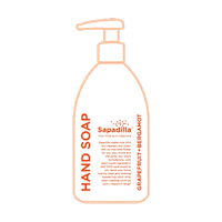 sapadillasoap fresh clean cleaning soap Sticker