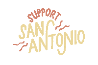 San Antonio Support Sticker