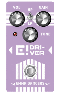 Guitar Pedal Emmadangers Sticker