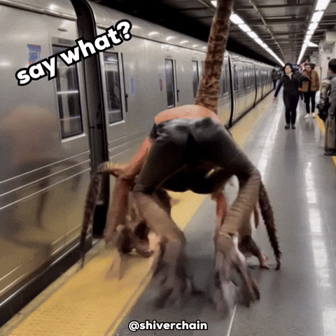 shiverchain what monster huh ai GIF