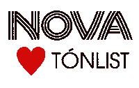 heart tonlist Sticker by Nova