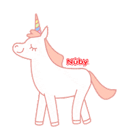Rainbow Horse Sticker by Nuby USA