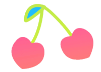 Fruit Cherry Sticker by Nuby USA