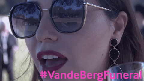 amay18 giphygifmaker selfie influencer funeral GIF