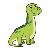 igloDeutschland vegan dinosaur dino twinkle Sticker