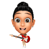 Guitar Carloscarojr Sticker by Genies