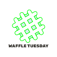 Waffletuesday Sticker by buntebrause