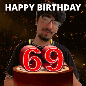 69Th Birthday GIF