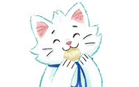 Happy Cat Sticker by Simon Kids