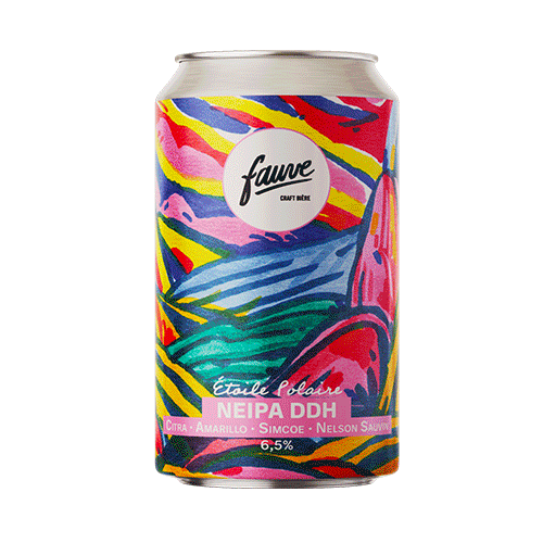 Double Ipa Beer Sticker by Fauve Craft Bière