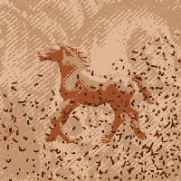 horse ride GIF by Colorful♥Courier