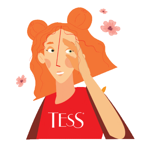 TESSTEA giphyupload tess правилачая Sticker