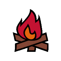 Flamme Sticker by Cevi Schweiz