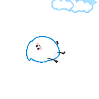 findtoday bubble whip foam pompom Sticker