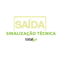 TotalLux tecnologia seguranca totallux fotoluminescente Sticker