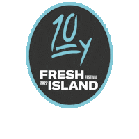 FRESH_ISLAND 10y about that life fresh island still runnin things Sticker