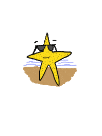 jordan_spector hello summer beach star Sticker