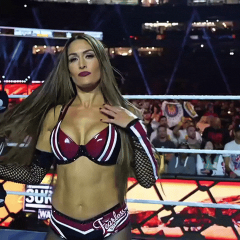 Nikki Bella Hair Flip GIF