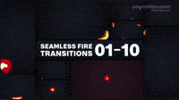 Seamless Fire Transitions 01 10 | Video |You Motion