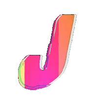 Glitch Alphabet Sticker by #BASILIO