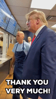 Trump Prays With Restaurant Worker