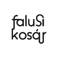 falusikosar logo typo transparency kosar Sticker