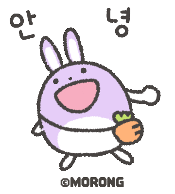 MORONG_STUDIO hello kawaii hi bye Sticker