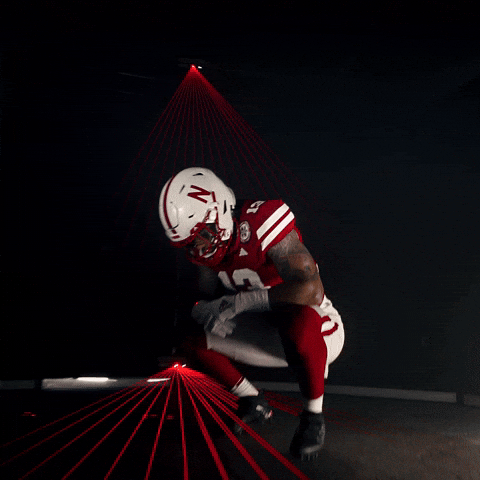 Lets Go Football GIF by Huskers