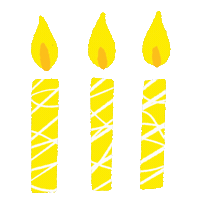 Birthday Candle Sticker