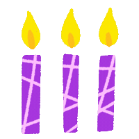 Birthday Candle Sticker