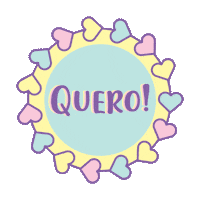 Heart Eu Quero Sticker by Marshmallow Make