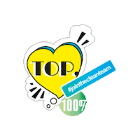 Allpura allpura jointhecleanteam allpura herz Sticker