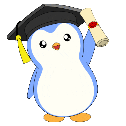 Graduating Class Of Sticker by Pudgy Penguins