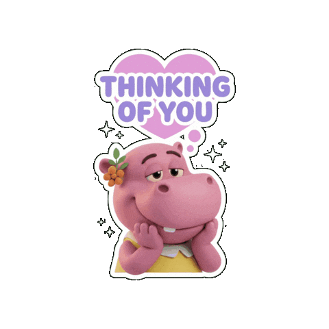 Thinking Of You Love Sticker