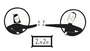 tokes_nusi 2020 champagne newyear chinchin GIF