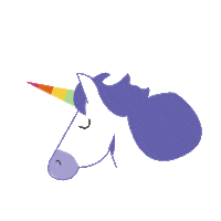 delightedbydesserts fall vegan unicorn pumpkin Sticker