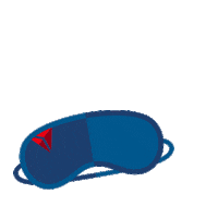 Do Not Disturb Sleeping Sticker by Delta Air Lines