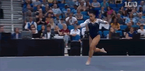 gymnastics ooh watch her watch her GIF by Digg