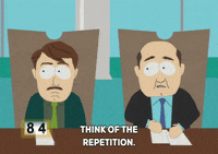 table meeting GIF by South Park 