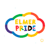 AndersenPress pride elmer elmer the elephant elmer pride Sticker