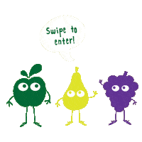 fun swipe to enter Sticker by GoGo squeeZ