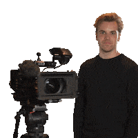 HoensCreative 360 cameraman cameravrouw hoens Sticker