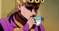 Jojos Bizzare Adventure Tea GIF