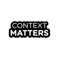 Matter Context Sticker by Translator Traductora