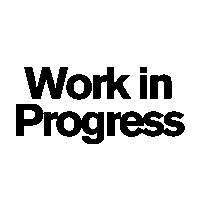 Work In Progress Entwurf Sticker by samt_und_seidel