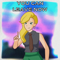 You Can Leave Now Bye Bye GIF
